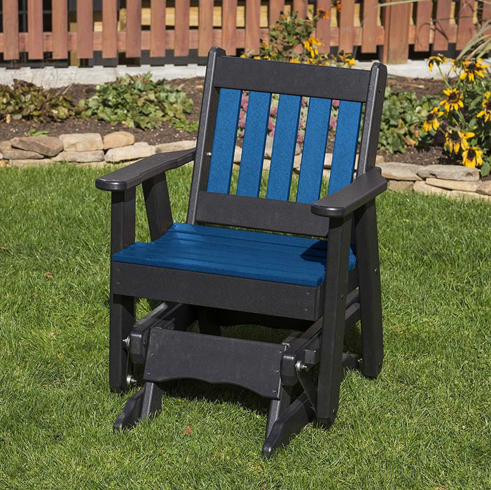 MISSION 2 Ft PolyTuf HDPE recycled POLY LUMBER AMISH CRAFTED Glider