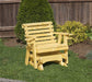 Amish Roll Back Pressure Treated Pine 2 Ft-cup holders GLIDER CHAIR