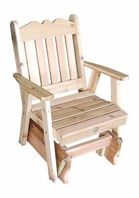 Outdoor Garden Furniture Royal English Glider Chair Made In USA