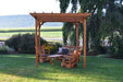 Outdoor Garden Furniture Pergola With Swing Hangers Made In USA